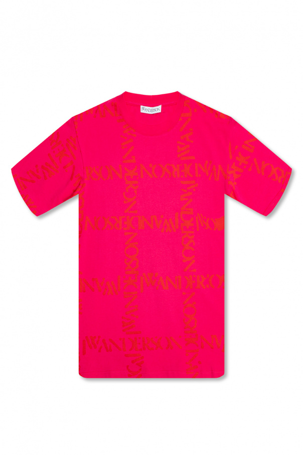 Pink Logo T - The Marc Jacobs Kids TEEN panelled colour-block